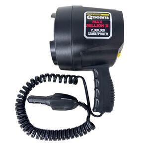 Brinkmann Qbeam Max Million II 2 Million Maxpower Spotlight‎ with 12V DC Adapter
